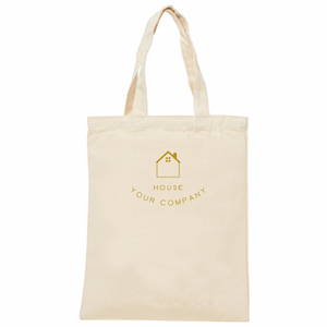 家のイラスト入り販促用キャンバスバッグをオリジナルでプリント 企業・ショップのテンプレート