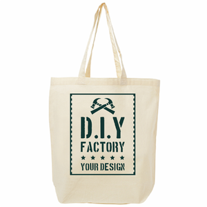 ビンテージ風金槌イラスト入りのトートバッグをオリジナルでプリント 企業・ショップのテンプレート