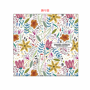 北欧風の花柄がおしゃれなマスクケースをオリジナルでプリント 趣味・ハンドメイドのテンプレート