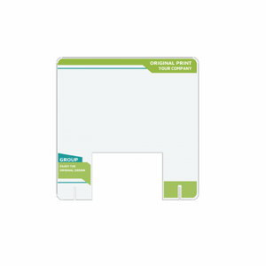 オフィス向け窓付きのアクリルパーテーションをオリジナルでプリント 企業・ショップのテンプレート