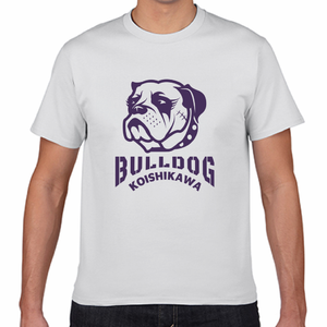 ちょいワル系ブルドッグのイラスト入りTシャツをオリジナルでプリント チームウェア・グッズのテンプレート