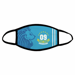 背番号とチーム名入りマスクをオリジナルでプリント チームウェア・グッズのテンプレート