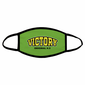 「VICTORY」のロゴ入り元気な応援マスクをオリジナルでプリント スポーツ応援のテンプレート