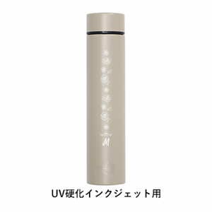 アンティーク風の花柄とイニシャル入りポケトルボトル +6をオリジナルでプリント 趣味・ハンドメイドのテンプレート