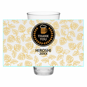 ビールが好きなお父さんに!名前入りビアグラスをオリジナルでプリント 父の日のテンプレート