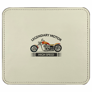 バイクのイラスト入りレザーマウスパッドをオリジナルでプリント 趣味・ハンドメイドのテンプレート