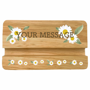 マーガレットが華やかなラバーウッドスタンド ワイドをオリジナルでプリント 趣味・ハンドメイドのテンプレート