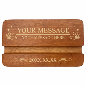 アンティーク風デザインのラバーウッドスタンド ワイドをオリジナルでプリント 趣味・ハンドメイドのテンプレート