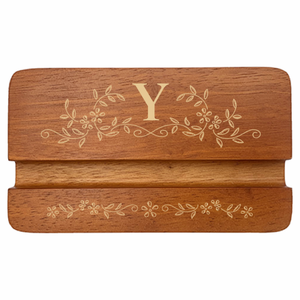 イニシャルを入れられる蔦のラバーウッドスタンド ワイドをオリジナルでプリント 趣味・ハンドメイドのテンプレート