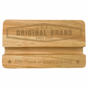 カジュアルなロゴ風デザインのラバーウッドスタンド ワイドをオリジナルでプリント 趣味・ハンドメイドのテンプレート