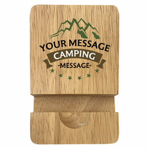 アウトドア好きな方にメッセージ入りマルチスタンドをオリジナルでプリント アウトドア・レジャーのテンプレート