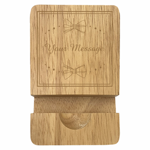 リボンがかわいいメッセージ入りマルチスタンドをオリジナルでプリント 趣味・ハンドメイドのテンプレート