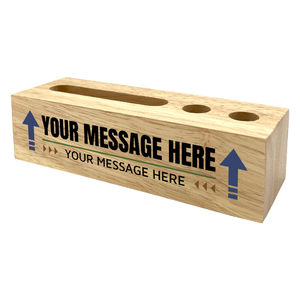 カジュアルな矢印デザインのラバーウッドマルチデスクスタンドをオリジナルでプリント 趣味・ハンドメイドのテンプレート