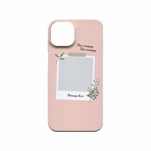 写真を入れられるナチュラルなiPhone 13 ハードカバーケースをオリジナルでプリント 趣味・ハンドメイドのテンプレート