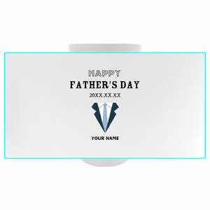 スーツがかっこいいサーモタンブラーをオリジナルでプリント 父の日のテンプレート