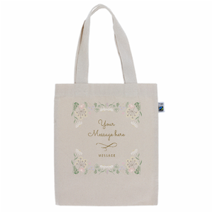 ボタニカル風イラストがおしゃれなトートバッグをオリジナルでプリント 趣味・ハンドメイドのテンプレート