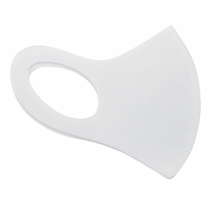 左面 黒文字3行 パステルマスク(S) シンプル名入れテンプレート