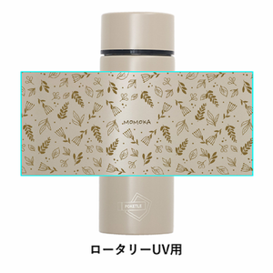 手描き風の花柄がかわいいポケトルボトルをオリジナルでプリント 趣味・ハンドメイドのテンプレート