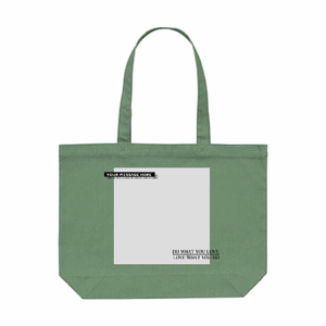 おしゃれなメッセージ入り写真フレームのトートバッグをオリジナルでプリント 趣味ハンドメイドのテンプレート