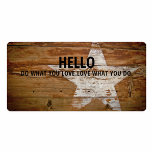 ヴィンテージ調の木目デザインがおしゃれなウォールフックをオリジナルでプリント ライフスタイルのテンプレート