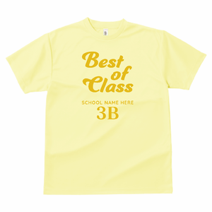 シンプルでおしゃれなメッセージロゴ入りクラスTシャツをシルクでオリジナルでプリント クラスTシャツのテンプレート