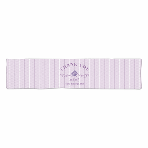 ラベンダーカラーがおしゃれなマフラータオルをオリジナルでプリント 趣味・ハンドメイドのテンプレート