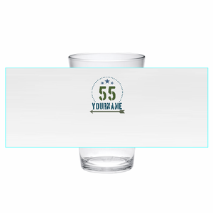 ビンテージ感がおしゃれな名前入りタンブラーグラスをオリジナルでプリント 趣味・ハンドメイドのテンプレート