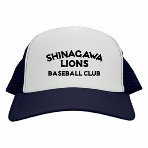 おしゃれなフォントのチーム名入りベースボールキャップをオリジナルでプリント 野球のテンプレート
