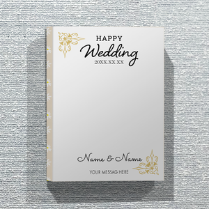 【無料テンプレート】結婚祝い ウッドボード×フォト