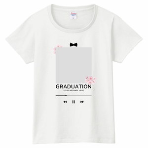 【Tシャツレディース】卒業祝い Graduation×NAME