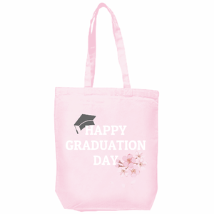 桜の花と学士帽のイラスト入りTシャツをオリジナルでプリント 卒業祝いのテンプレート