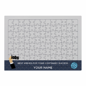 【パズルA3横】転勤 ドット柄