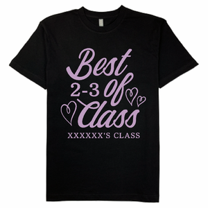 おしゃれなクラスロゴ入りTシャツをオリジナルでプリント クラスTシャツのテンプレート