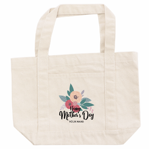 お花の母の日メッセージロゴが映える名入れトートバッグをオリジナルでプリント 母の日のテンプレート