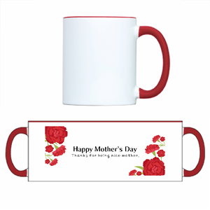 【2トーンマグカップ】母の日 Happy Mother's Day