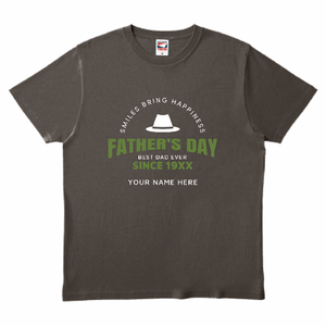 【Tシャツ】父の日 I'm the best in the happy father