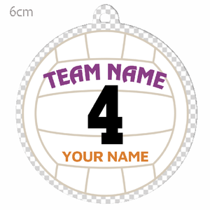 バレーボールのイラストとチーム名入りリストバンドをオリジナルでプリント バレーボール・スポーツのテンプレート