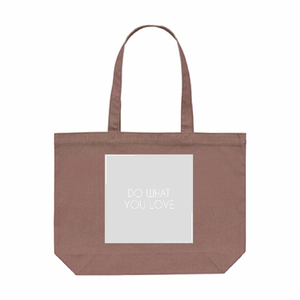 スタイリッシュなメッセージ入り写真フレームのエコバッグをオリジナルでプリント ライフスタイルのテンプレート