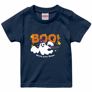 ハロウィンおばけのイラスト入りベビーTシャツをオリジナルでプリント ハロウィンのテンプレート