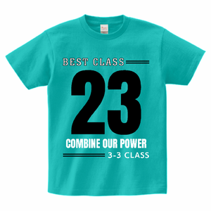 おしゃれなゼッケン風デザインが映えるクラTをオリジナルでプリント クラスTシャツのテンプレートレート