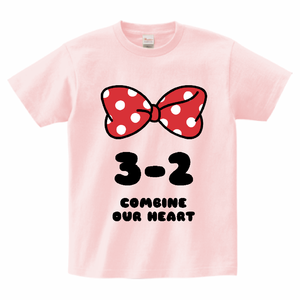 ドットのリボンがかわいいクラTをオリジナルでプリント クラスTシャツのテンプレートレート