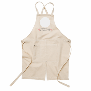 手書き風メッセージに写真を入れられる母の日のエプロンをオリジナルでプリント 母の日のテンプレート