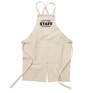 町名入りのスタッフエプロンをオリジナルでプリント 町内会・商店街のテンプレート