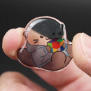 透明地シールはぷにっとした透明感ある仕上がりに！