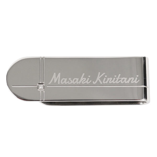 ステンレス マネークリップ（クロスライン）