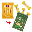 専用パッケージ箱に、ミルクキャラメル4粒が入っています。