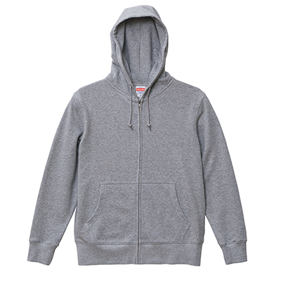 United Athle 8 8oz ミドルウェイト スウェット フルジップパーカー オリジナル United Athle 8 8oz ミドルウェイト スウェット フルジップパーカーのプリント 作成 製作ならオリジナルプリントで