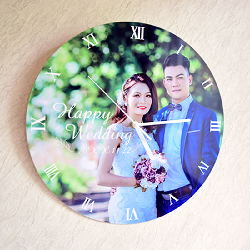 写真プリント時計 円形 L オリジナル 写真プリント時計 円形 L のプリント 作成 製作ならオリジナルプリント Jpで