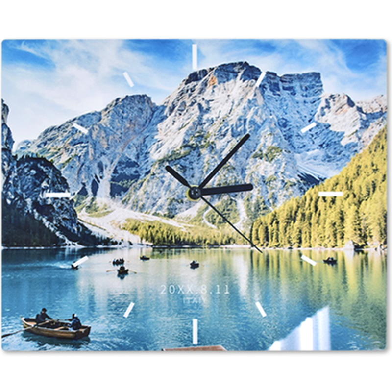 写真プリント時計 長方形 オリジナル 写真プリント時計 長方形のプリント 作成 製作ならオリジナルプリント Jpで