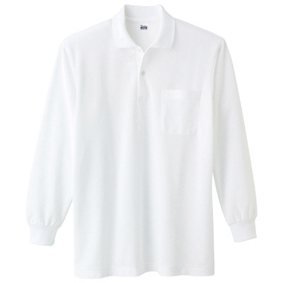 Printstar 5.8oz 長袖ポロシャツ（ポケット付）